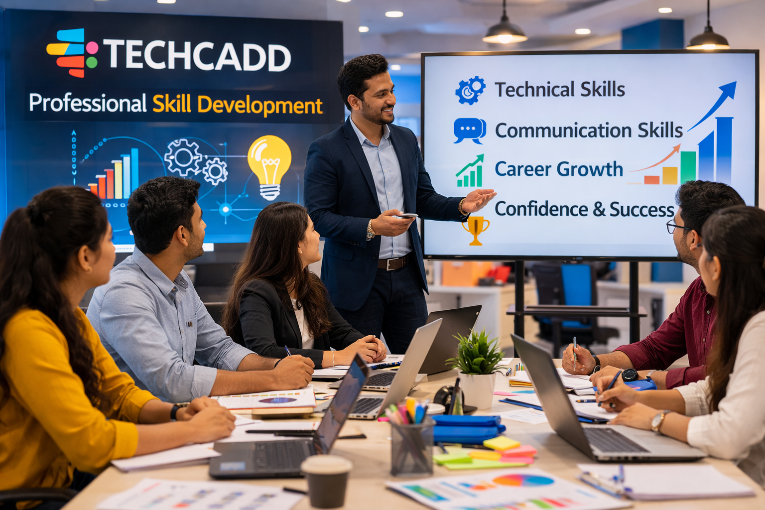 Techcadd student professional skill development