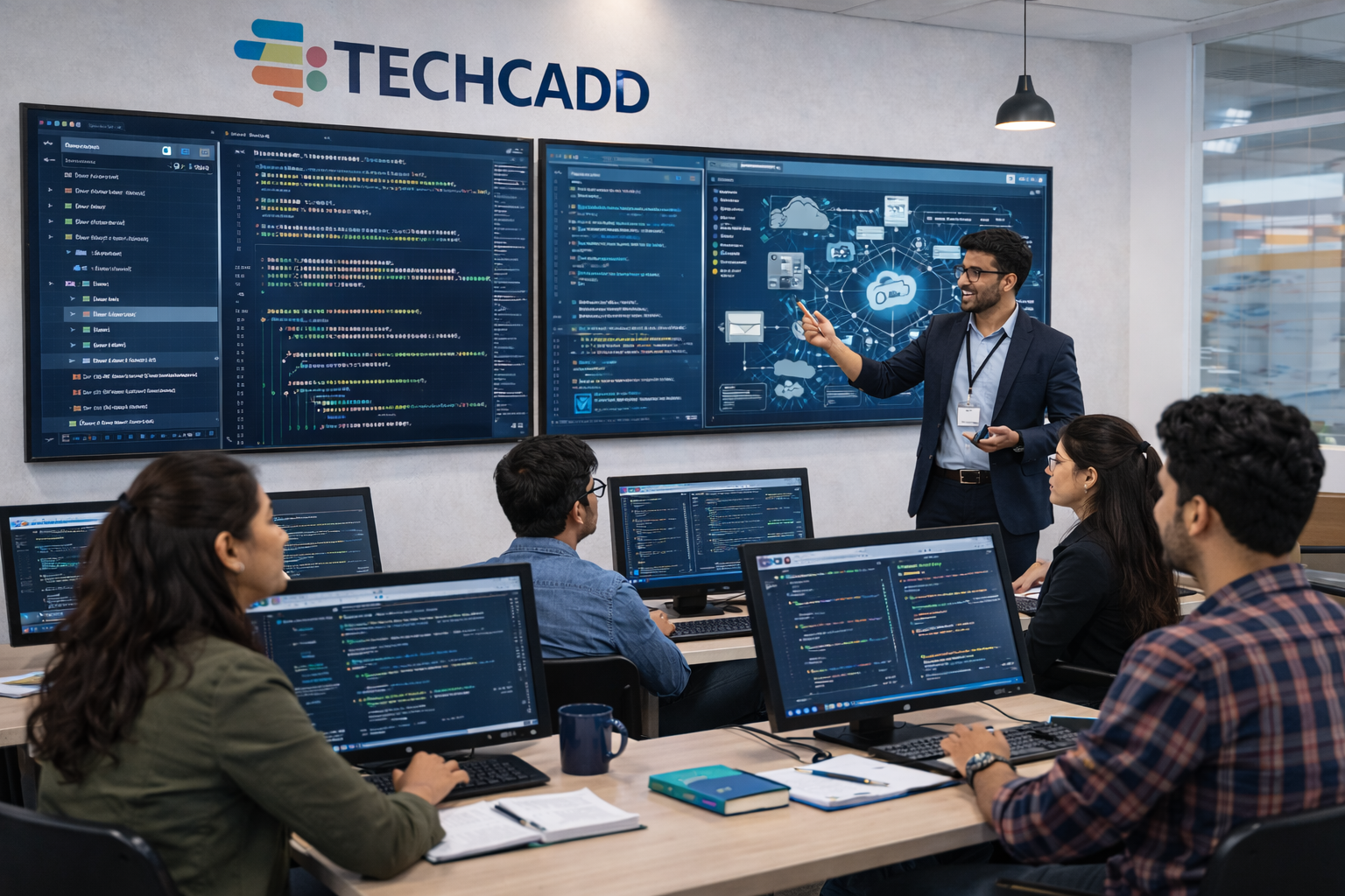 Techcadd student courses Mohali